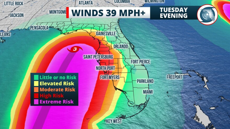 Idalia On Track To Hit Florida As A Major Hurricane Wednesday Morning