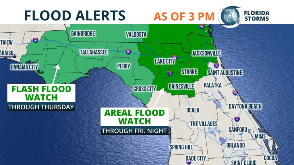 Tornado Flood And Wind Damage Risk In Florida Friday Florida Storms   UpdatedFloodWatch 1024x576 