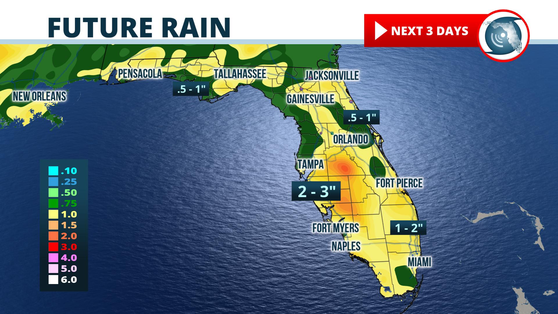Tropical Downpours To Make a Comeback This Weekend | Florida Storms