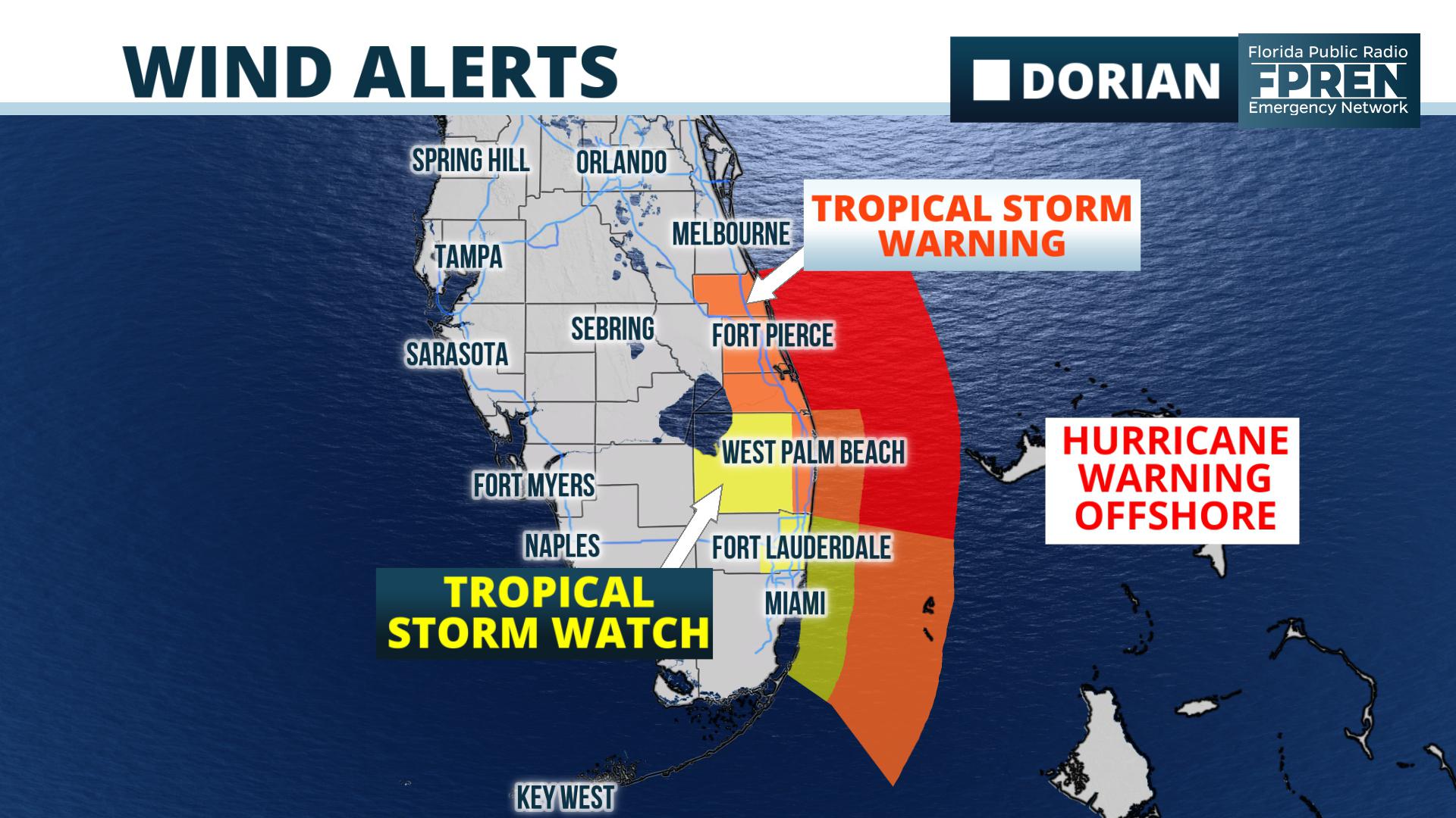 Hurricane Dorian Intermediate Advisory 32A | Florida Storms