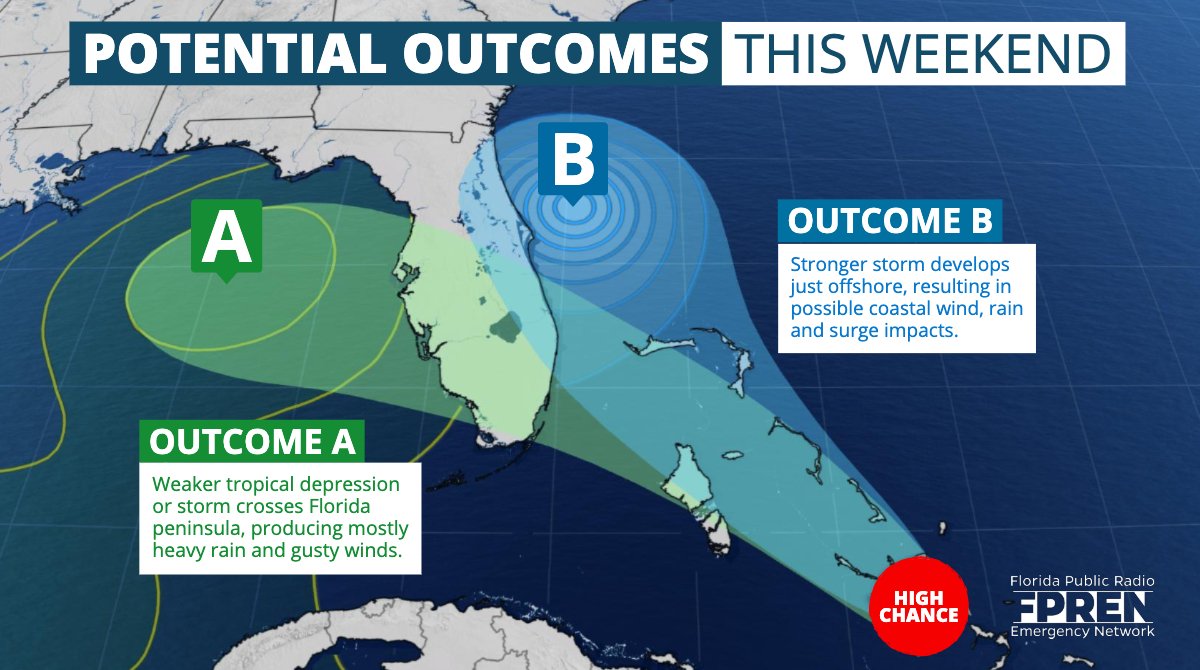 Tropical Storm Watch Issued Along Portions Of Florida's Atlantic Coast ...