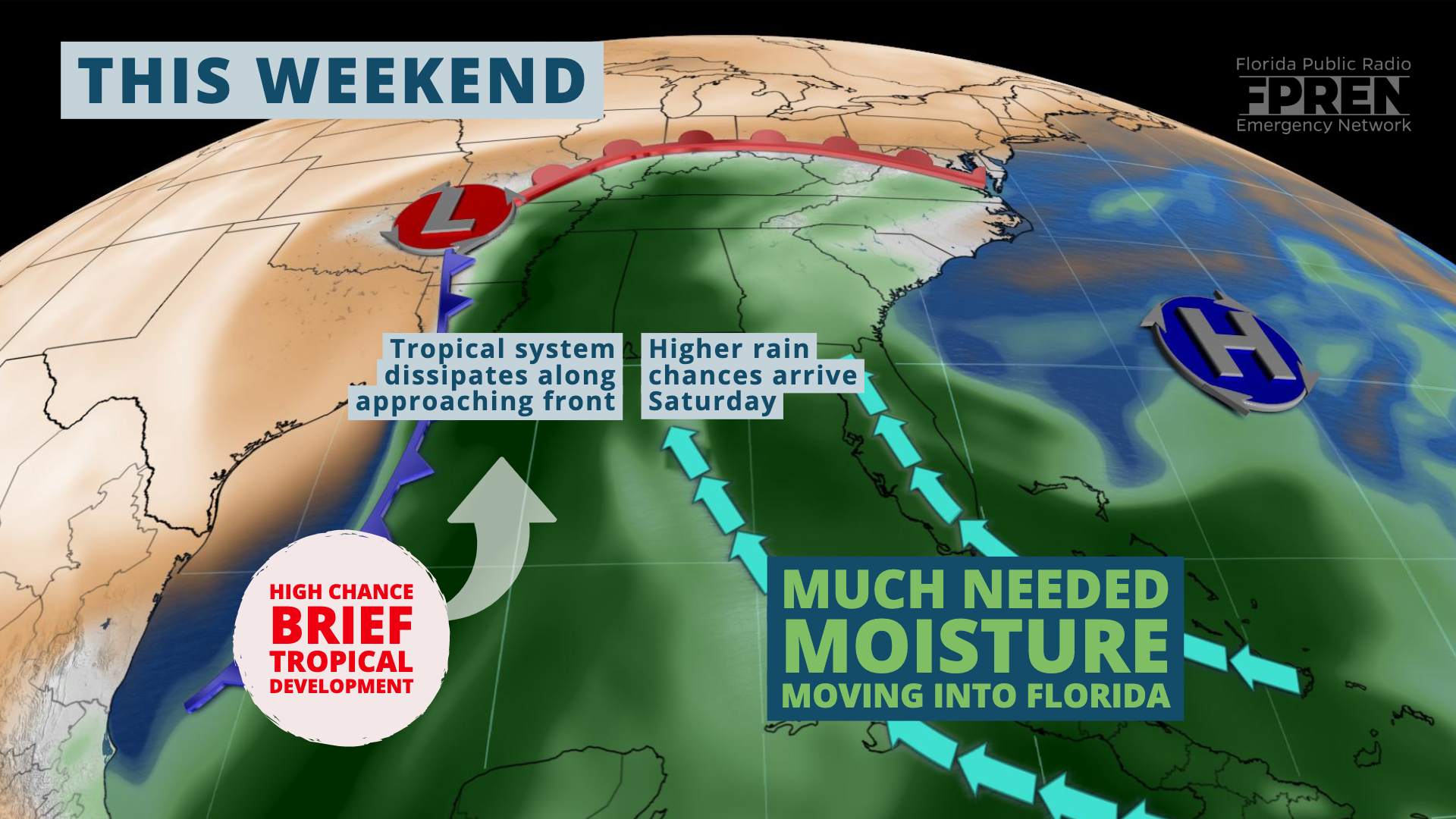 Much-Needed Moisture Back on the Move into Florida | Florida Storms