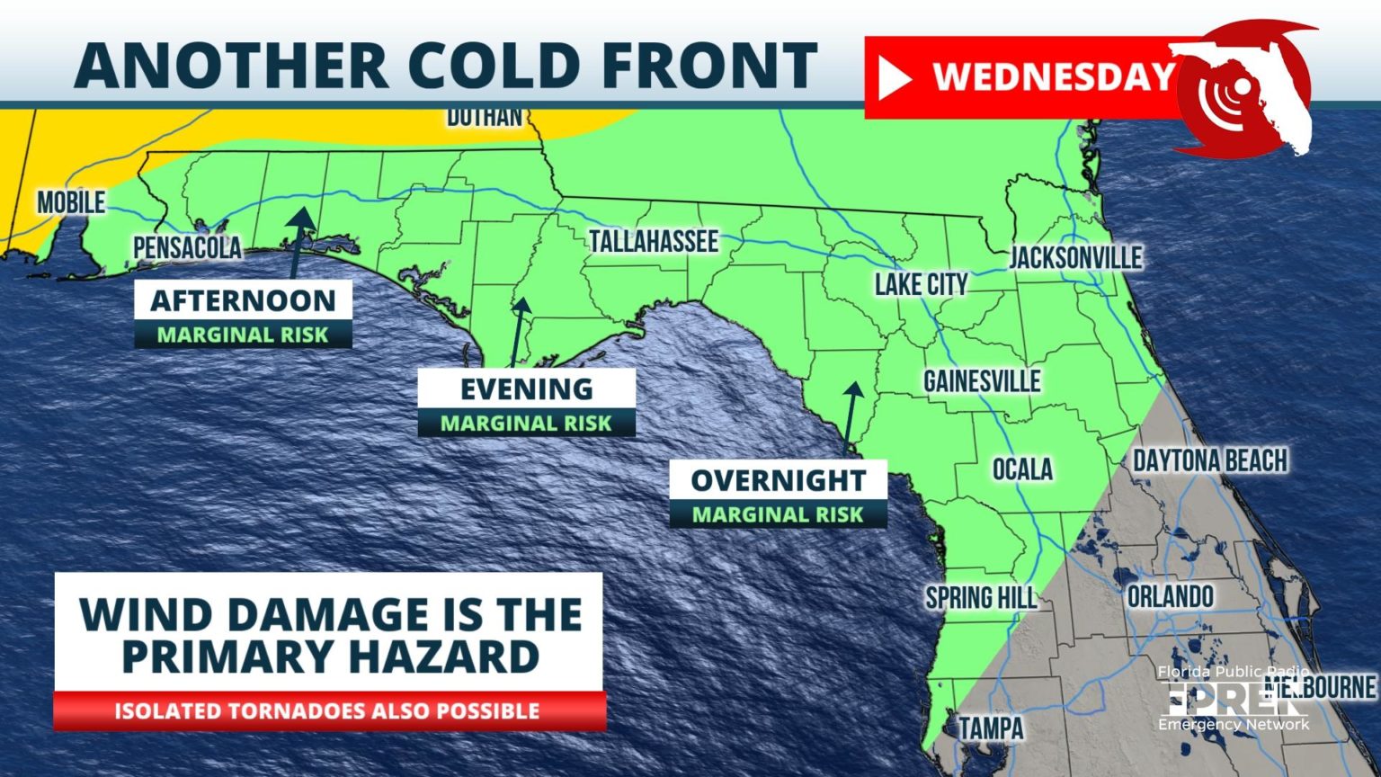 Another Line Of Strong Storms Is Moving Toward Florida | Florida Storms