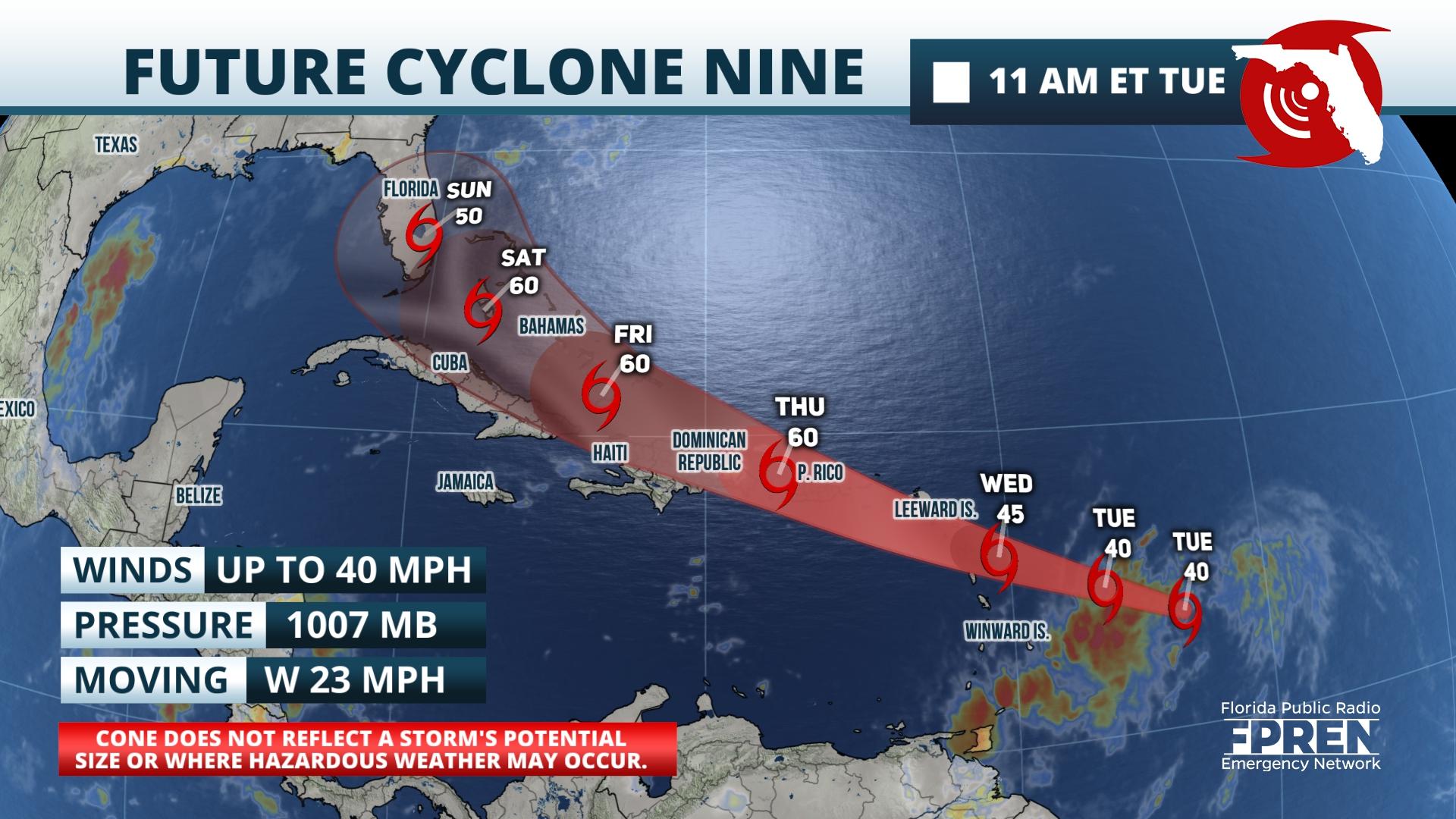 A New Tropical Storm Could Impact Florida by the Weekend Florida Storms