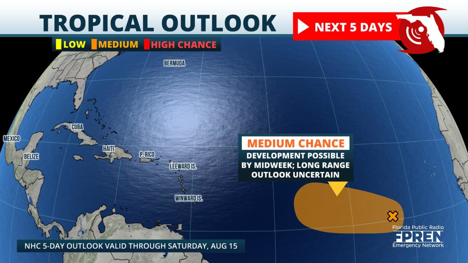 A New Tropical Storm Could Form in the Central Atlantic This Week ...