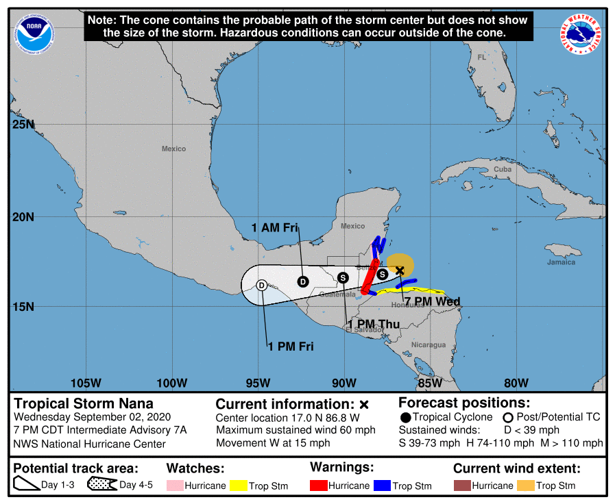 Hurricane Nana Advisory 8 | Florida Storms