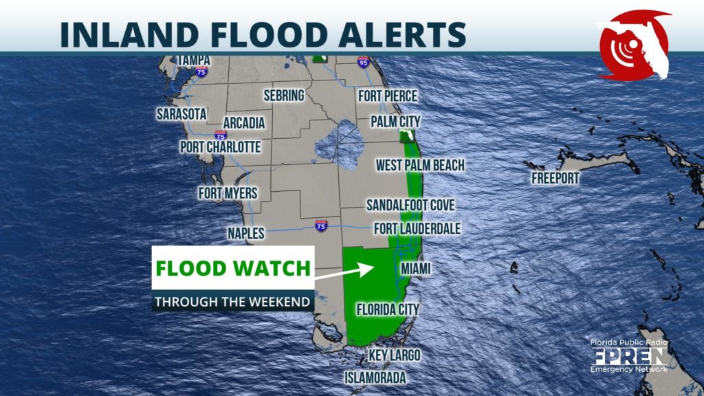 Flood Risk Increasing across South Florida from Potential Tropical