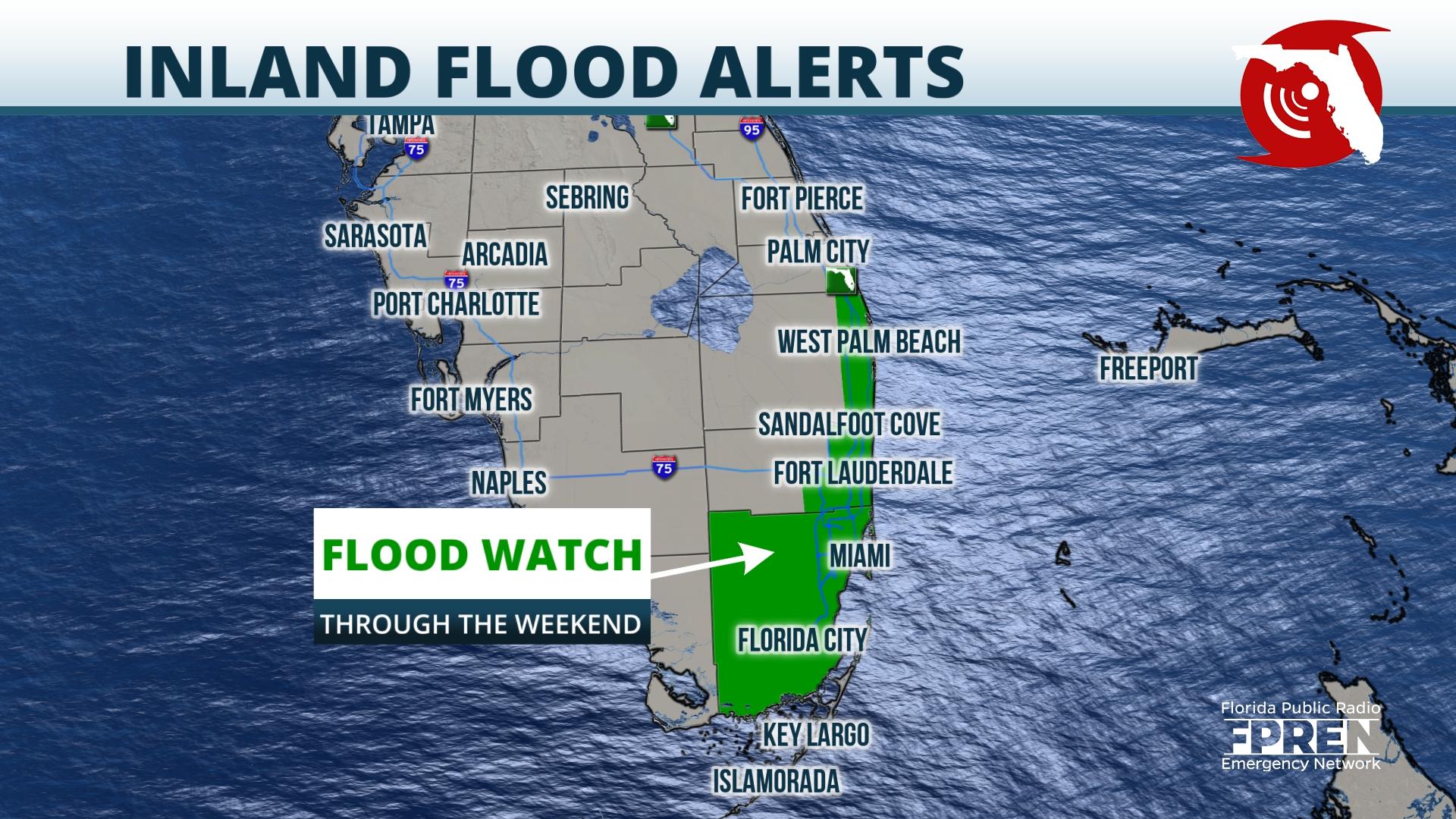 Flood Risk Increasing across South Florida from Potential Tropical ...