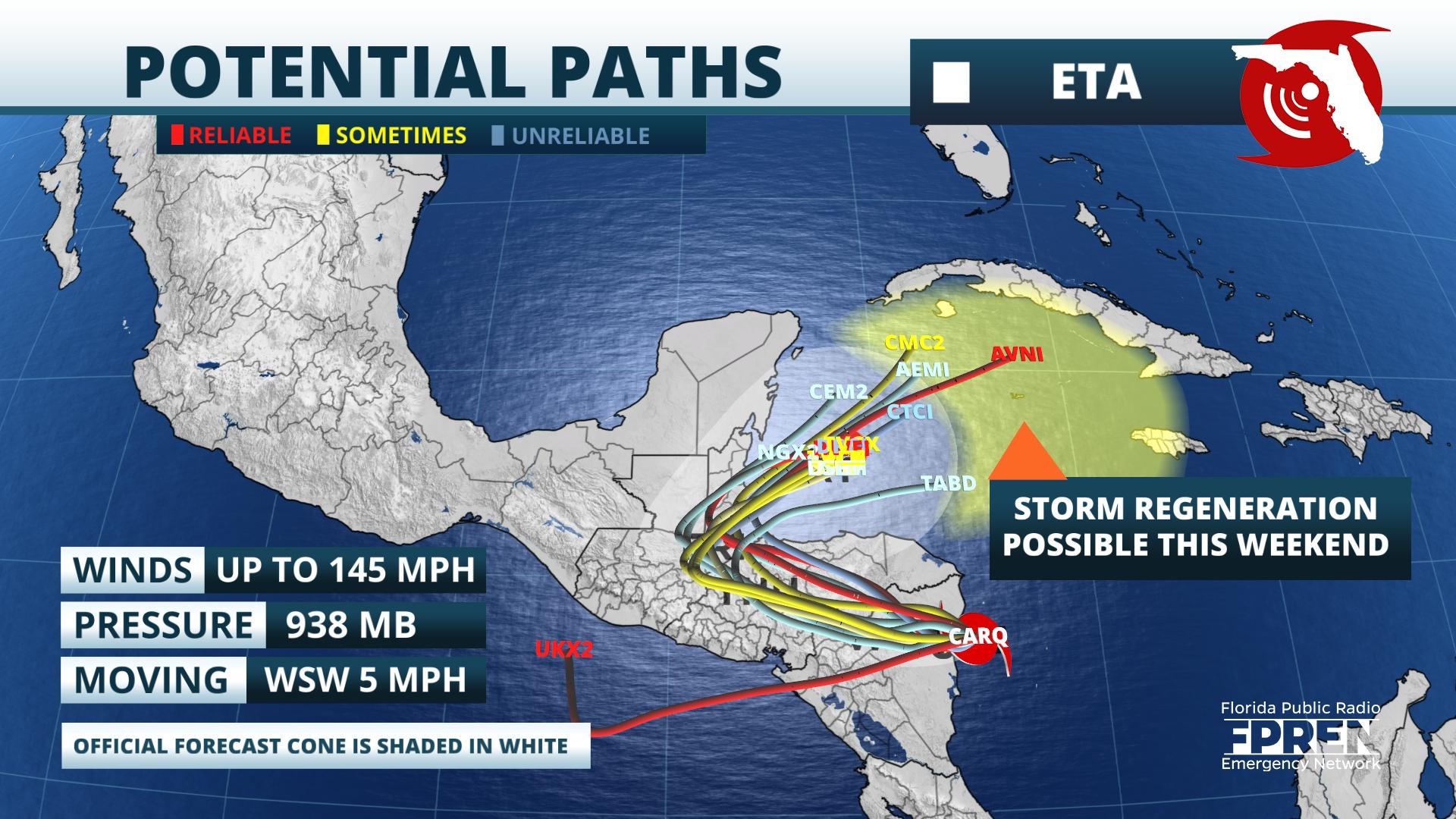 Hurricane Eta Nearing Landfall in Nicaragua; Likely to Re ...