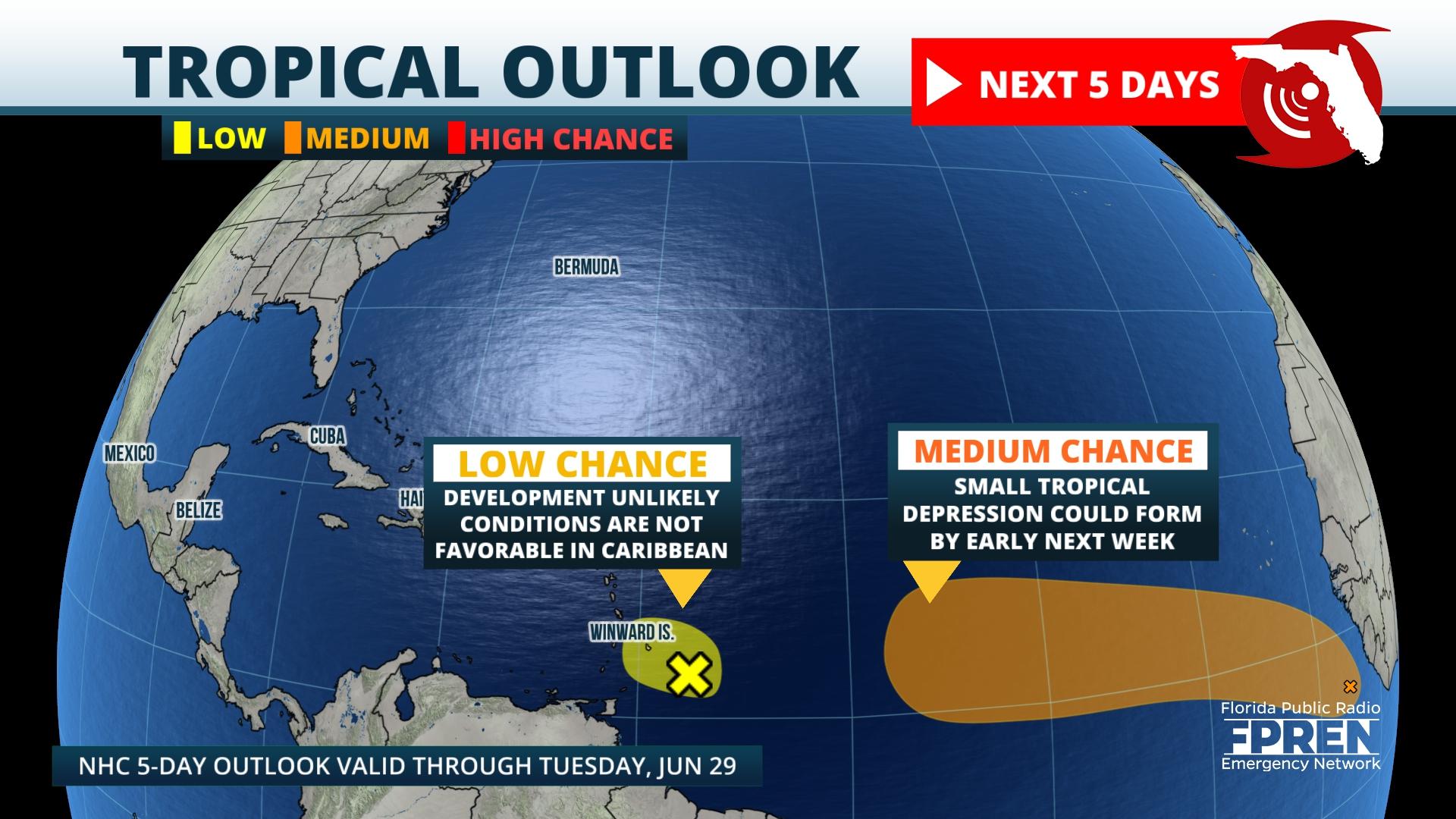 Two Tropical Waves Crossing the Atlantic, Neither are a Current Threat ...