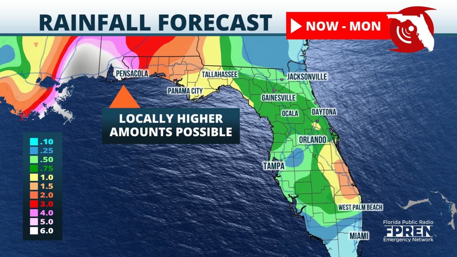 Tropical Storm Warning Issued for Central Gulf Coast Ahead of