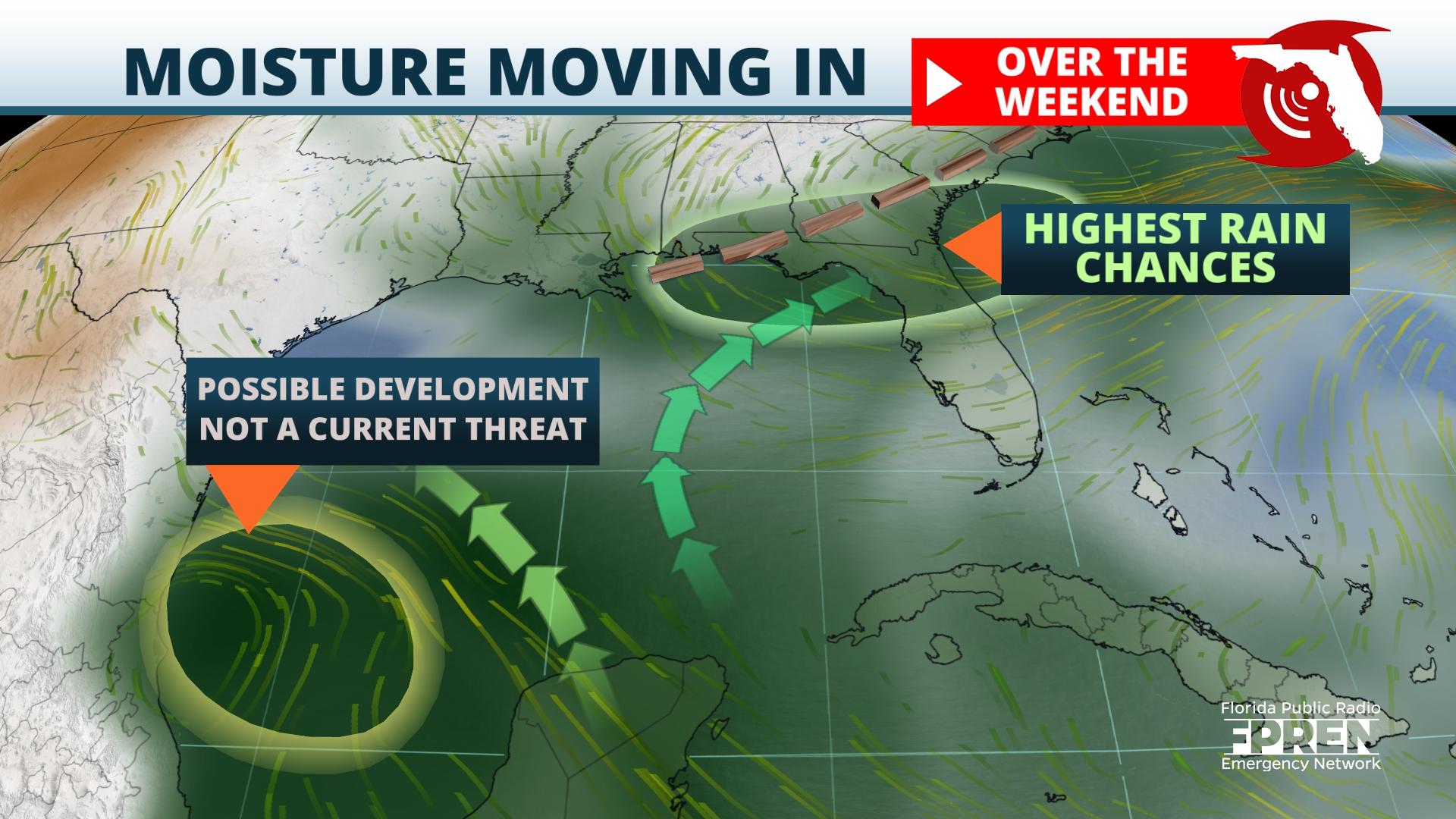 Tropical moisture, not a storm, is on the way back to Florida | Florida ...