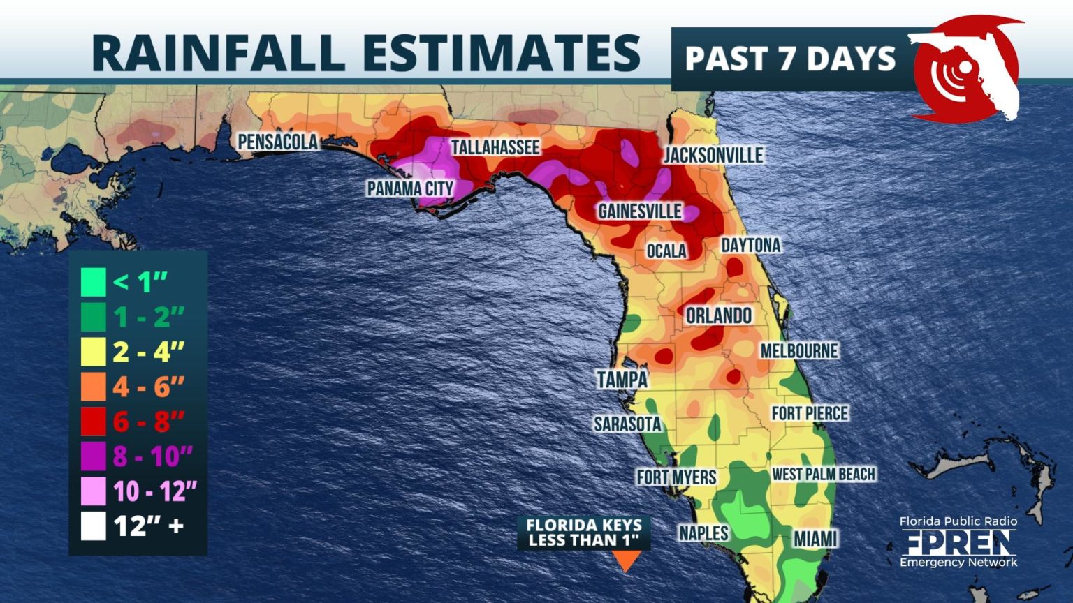 A Wet Week in Florida Comes to an End Florida Storms