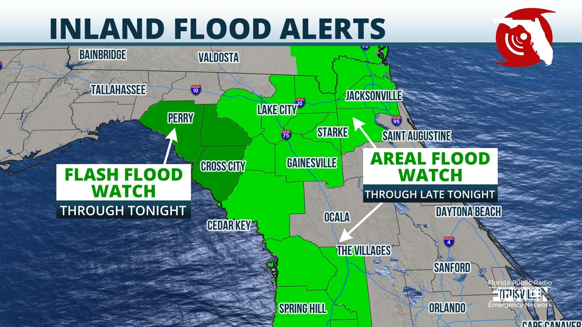 Multiple Flood Warnings Continue Along Florida's Nature Coast and Near ...