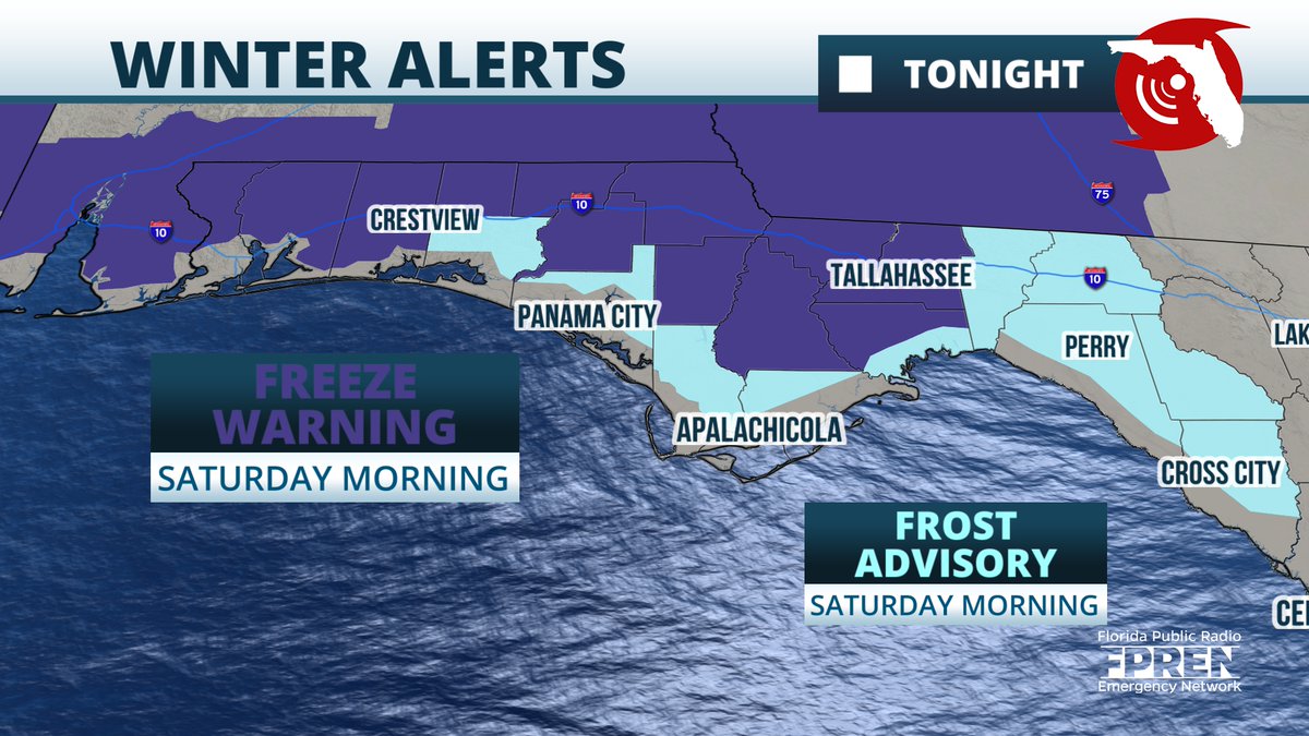 New Freeze Warnings & Frost Advisories are in effect for the # ...