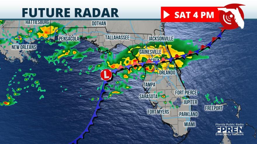 Increasing chances for rain and severe storms for parts of Florida this ...