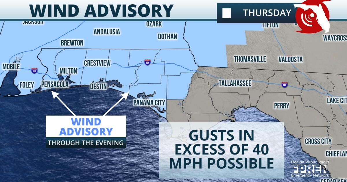 Wind Advisory Issued Ahead Of Approaching Front, Strong Storms Expected ...