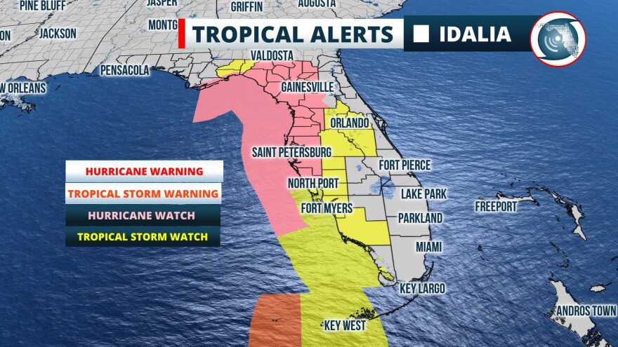 Idalia expected to hit Florida as a major hurricane Wednesday | Florida ...