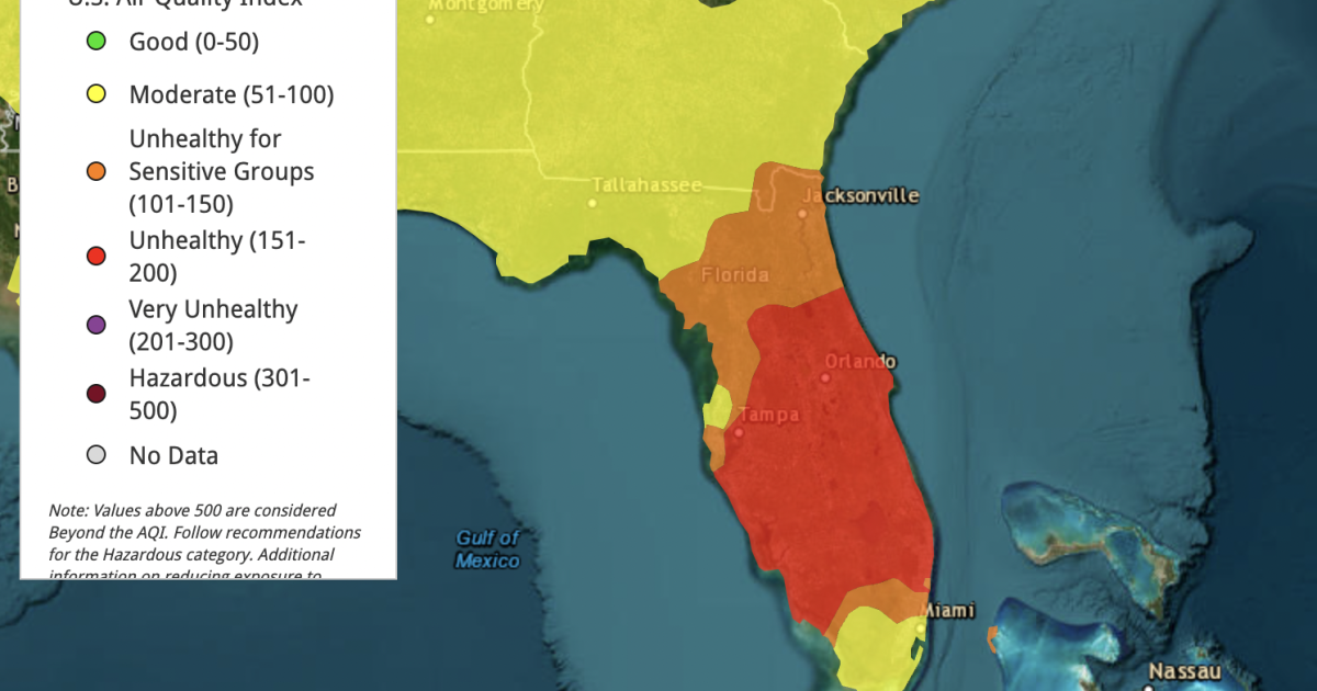 Canada wildfires bring dangerous smoke levels to Florida Florida